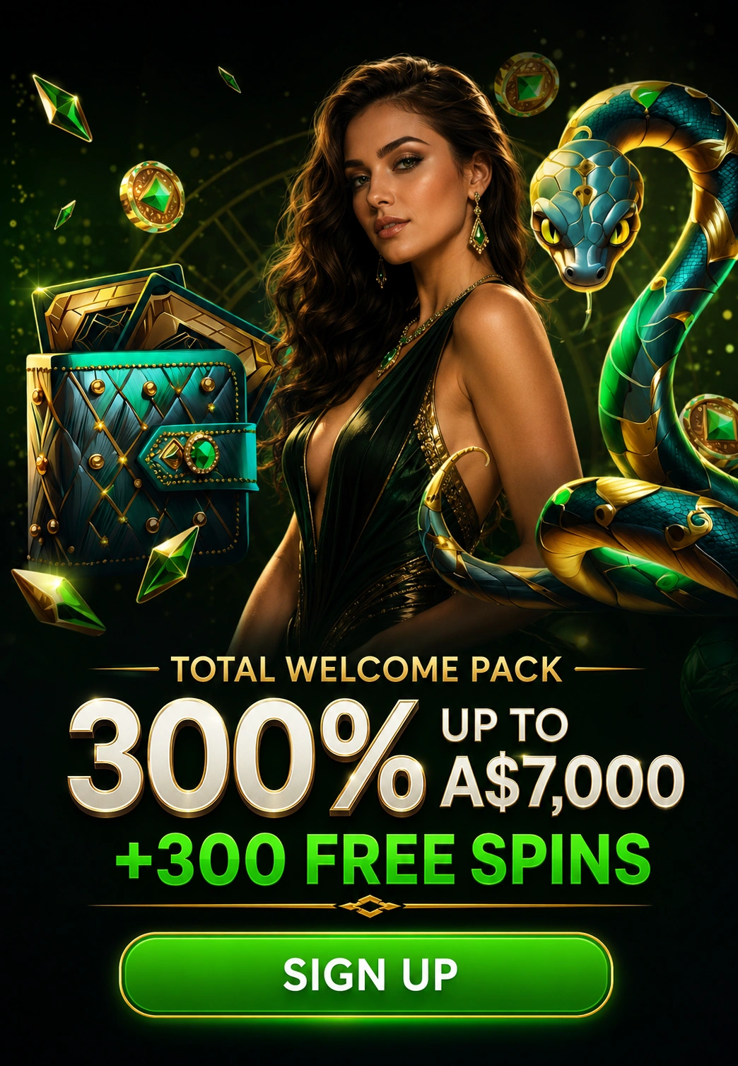 Neospin Casino affiliate landing preview